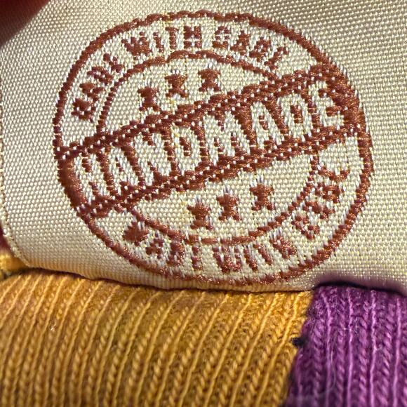 Karma Circle Patchwork Elephant Zip Hoodie Boho Hippie Festival Jacket Small - Picture 6 of 8